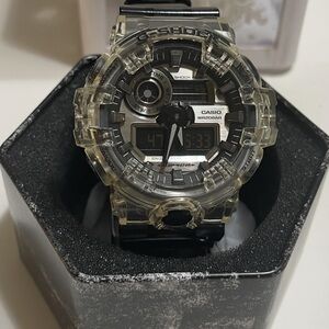 Pre-Owned Casio G-Shock Skeleton Semi-Transparent Resin Watch